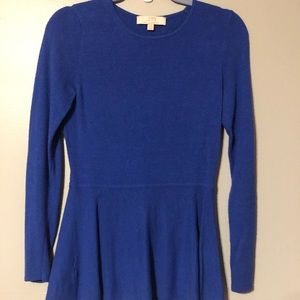 Royal Blue peplum sweater